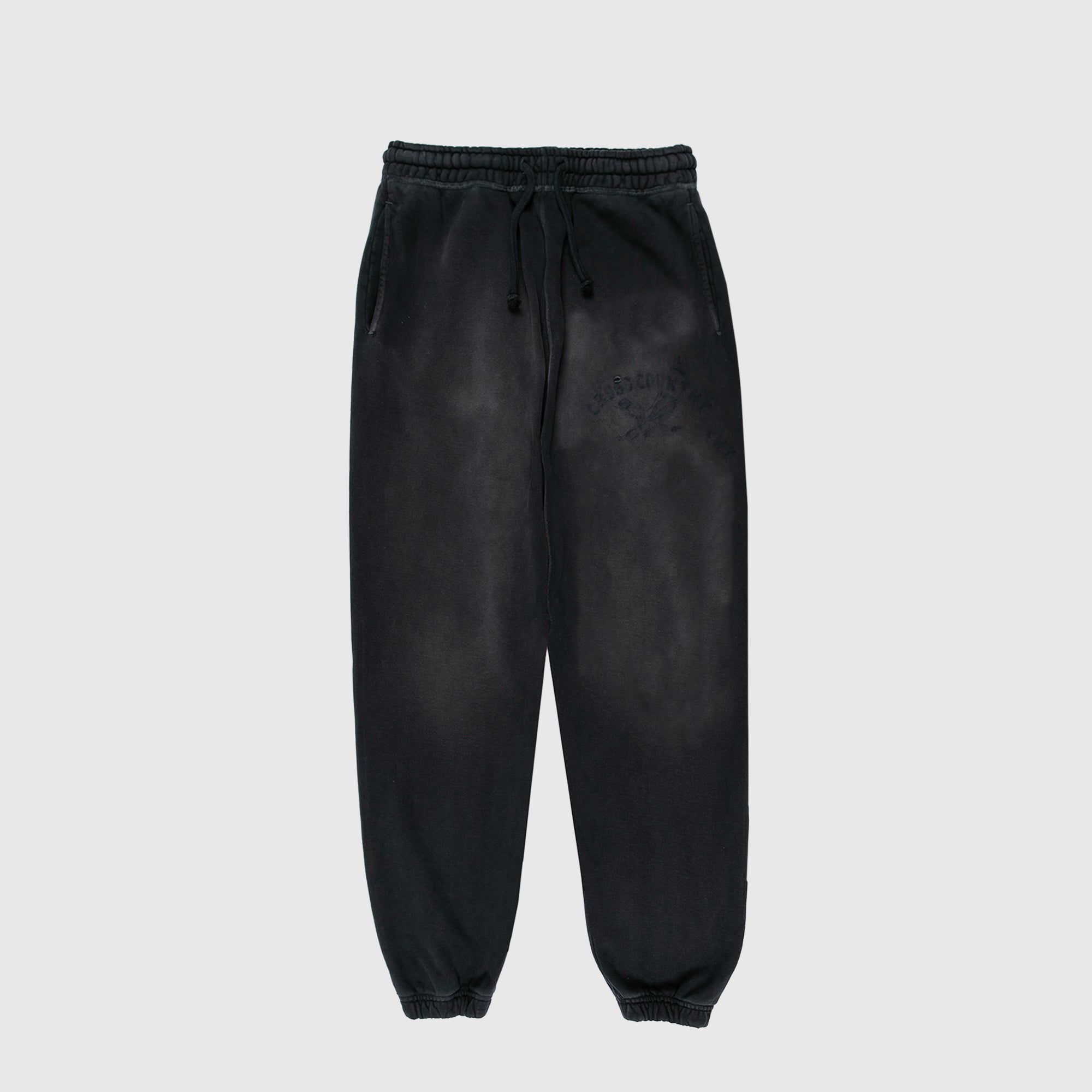 Cross Country Sweatpants- Over Dye Black