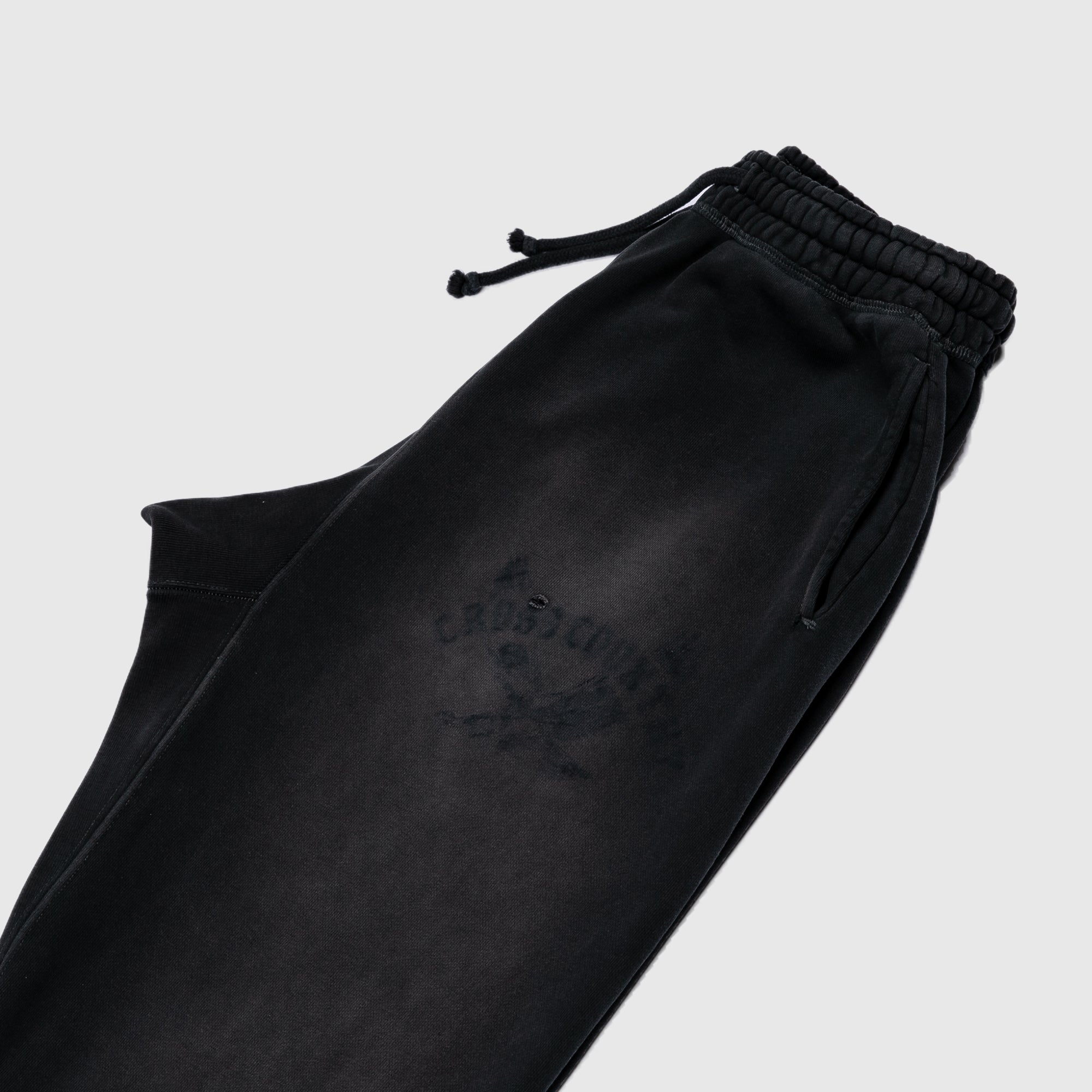 Cross Country Sweatpants- Over Dye Black