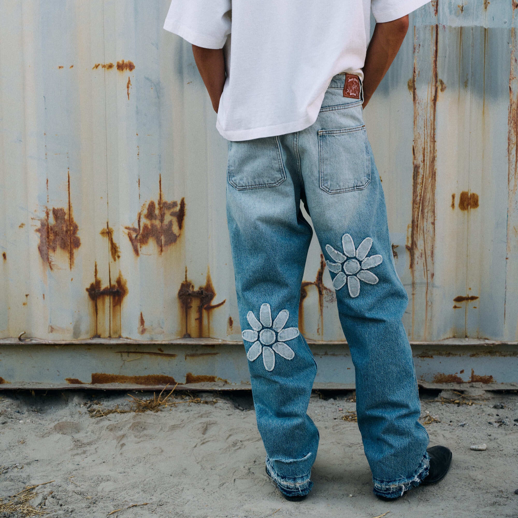 Flower Denim - Wave