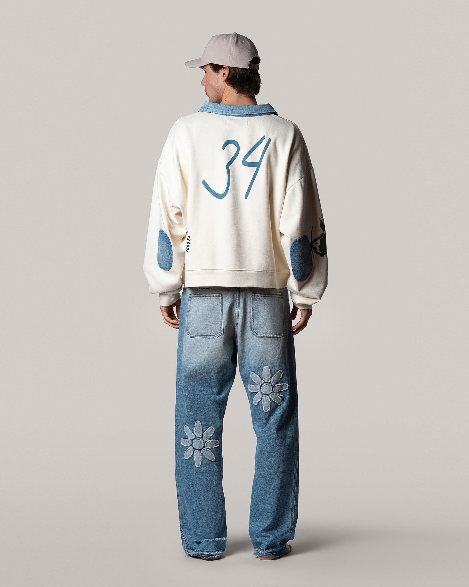 Flower Denim - Wave
