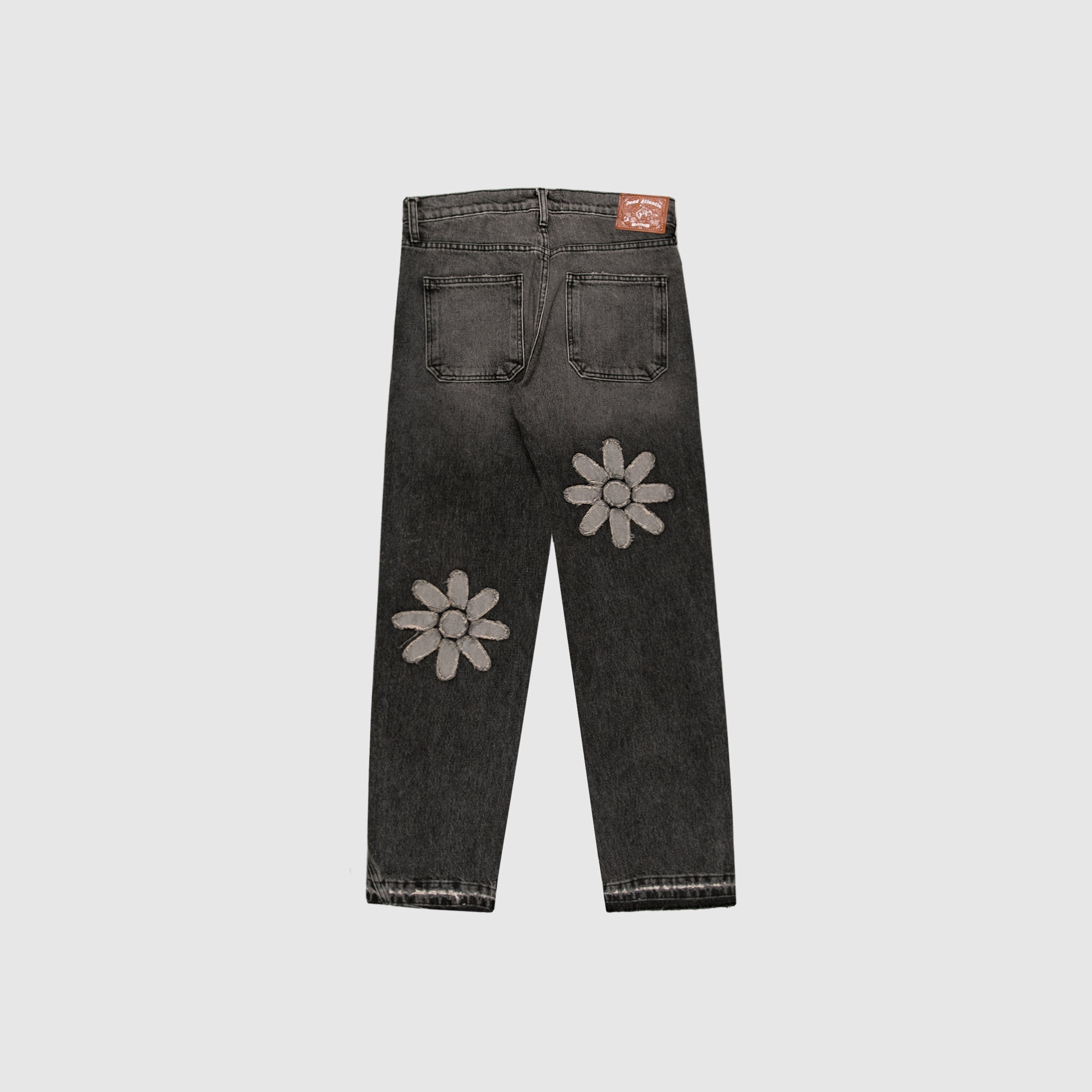 Flower Denim - Charcoal