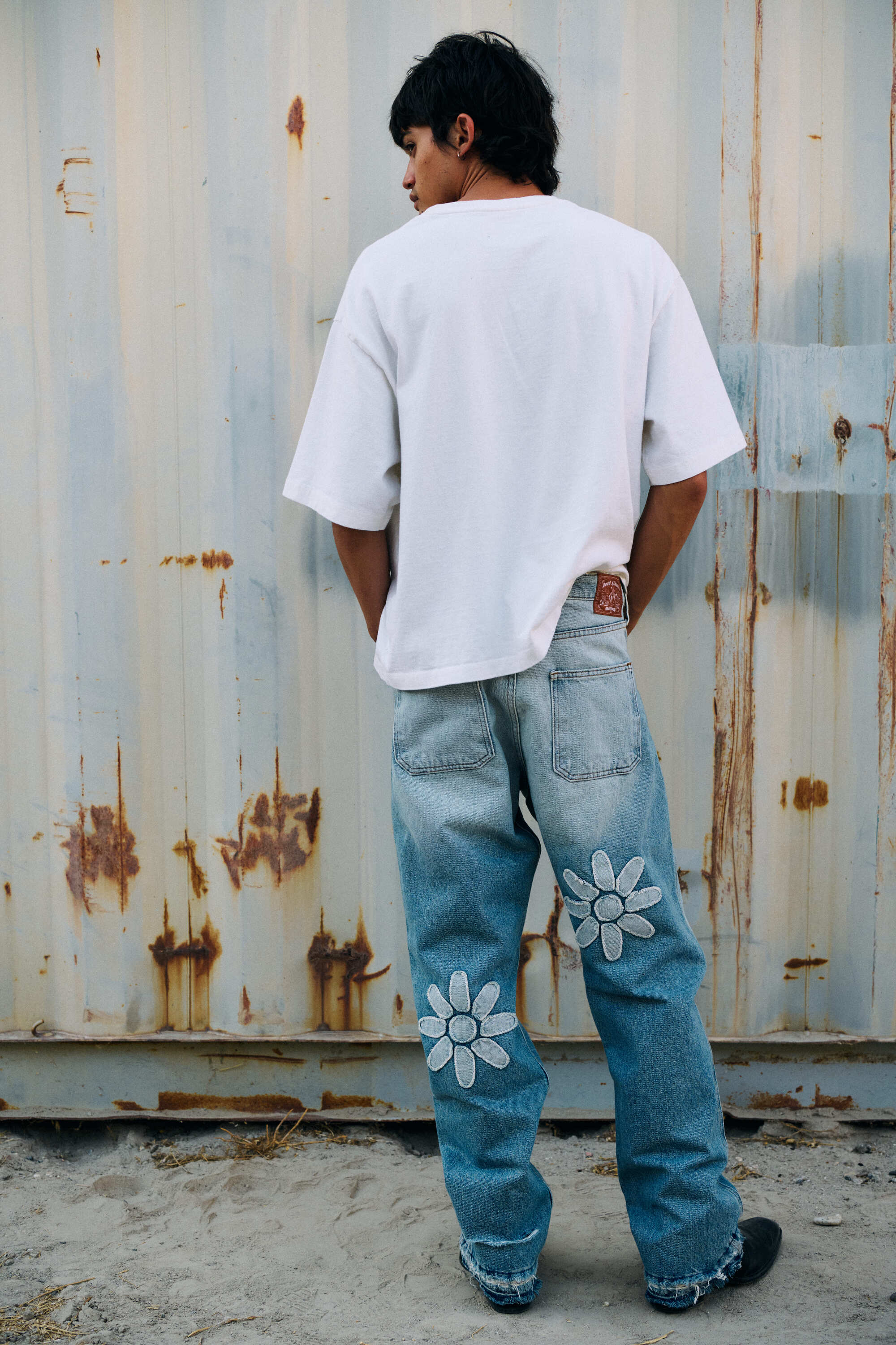 Flower Denim - Wave