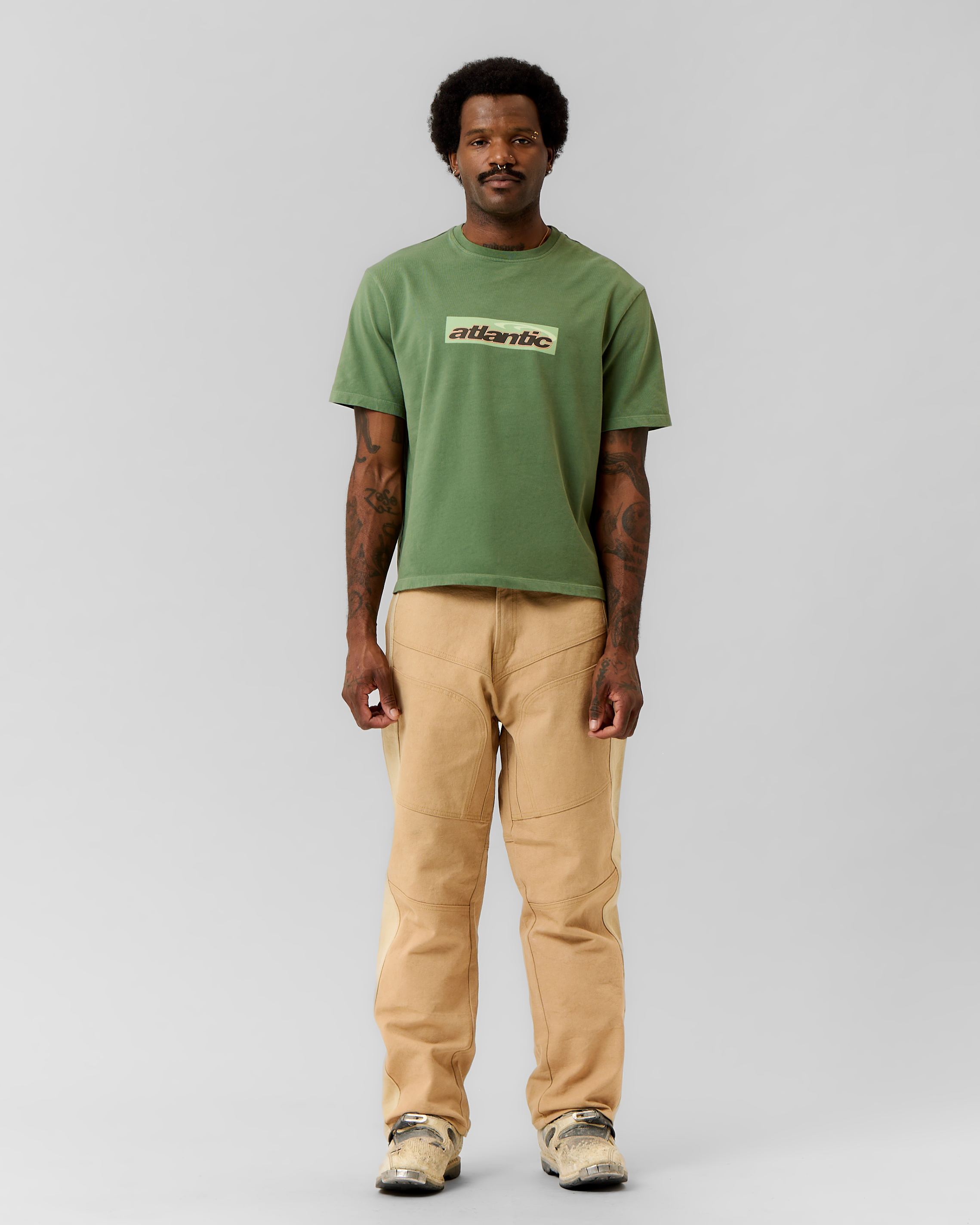 Box Logo Tee - Green