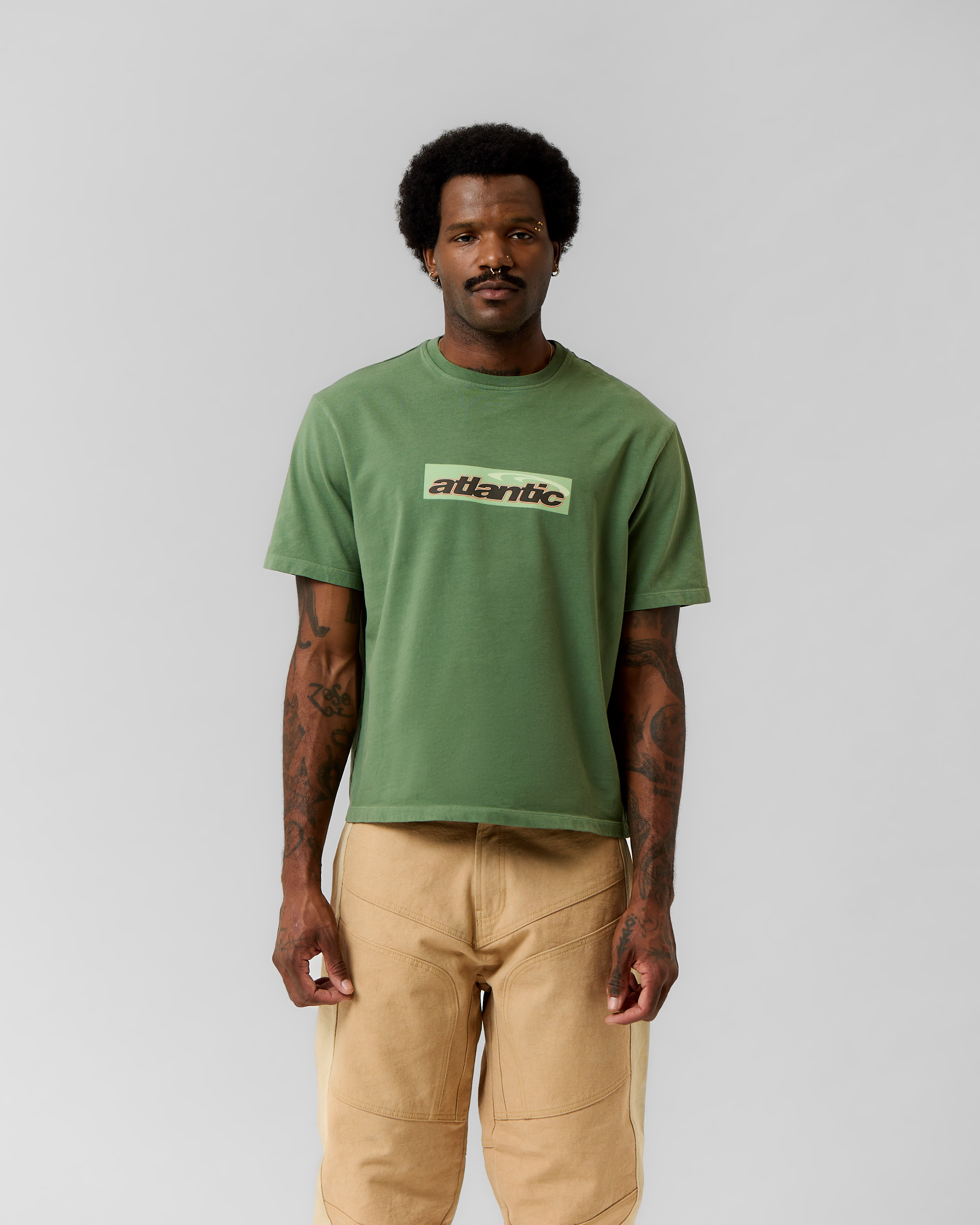 Box Logo Tee - Green